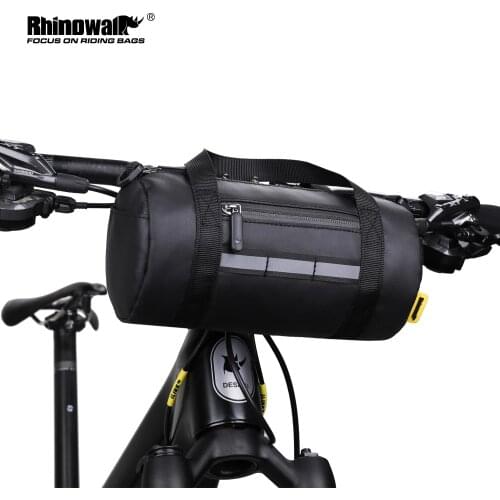 Rhinowalk Bicycle Bag Handlebar Bag Big Capacity Front Tube Cycling Bag Multifunctional Riding Tool Pack Basket Accessories
