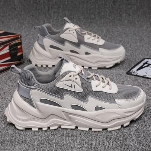 Spring / summer 2021 daddy shoes, thick soles, casual board shoes, sports shoes, running shoes, lovers' shoesLace up mens shoes