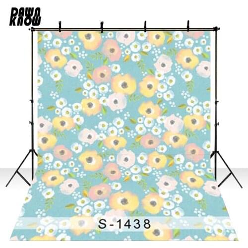 DAWNKNOW Flower Vinyl Photography Background For Newborn Painting Photo Shoot Backdrop For Wedding Photo Studio S1438