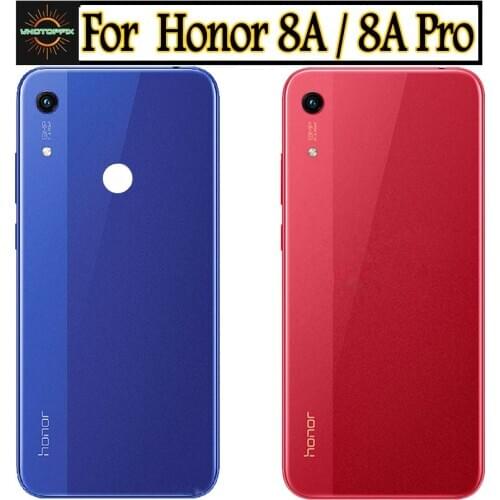 ORIGINAL For Huawei Honor 8A Back Cover Battery Door Rear Housing Case For Honor 8A Pro Battery Cover +Power Volume Button