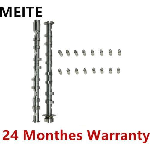 06F109101B 06F109102E Intake And Exhaust Camshafts + 16PCS Valve Tappet For VW Golf Jetta Eos Touran 2.0T For Audi A3 A4 A6 TT