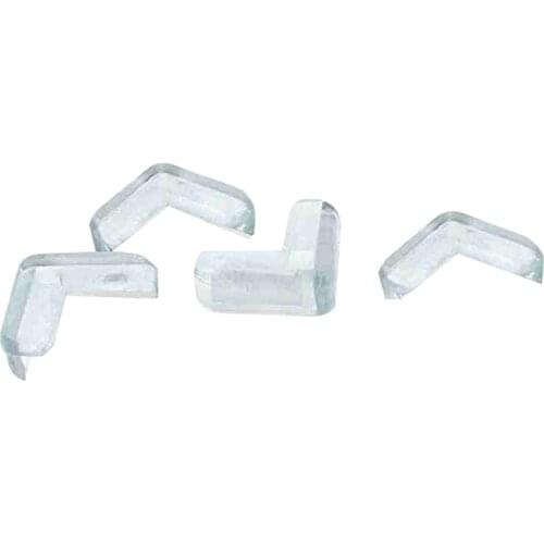 4 Pieces Clear Safety Soft Plastic Table Desk Corner Guard Protector