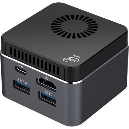 4K Mini PC Intel Celeron J4125 Quad Core 8GB RAM 512GB ROM Windows 10 Desktop Smart Computer USB-C