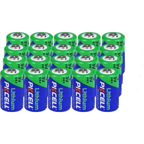 20PC PKCELL CR2 3V Battery CR15H270 850mAh Li- MonO2 Primary Batteries For GPS Security Systems Camera LED Flashlight doorbells