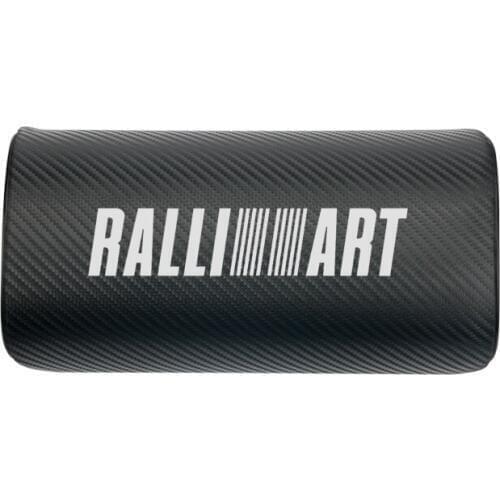 Car Styling for Mitsubishi Lancer 10 RalliArt asx lancer car neck pillows both side pu leather single headrest cover 1PCS