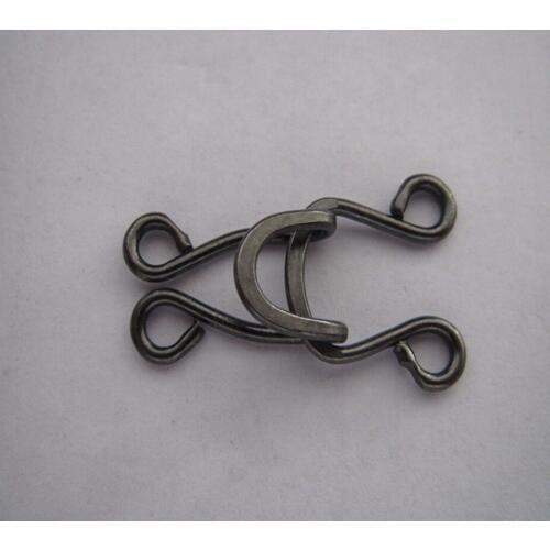 Free shipping brass coat hooks plating black nickel woolen hook 30mm big large size brass Down Jackets hook 100 set