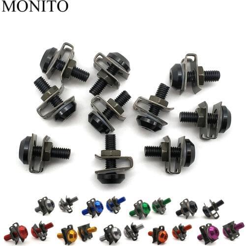 CNC Motorcycle Fairing Screws Custom Moto Body Spring Bolts For Triumrh SPEED TRIPLE 1050 GT RS SRINT ST STREET TWIN Accessory