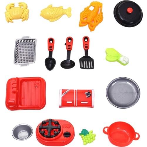 Prentend Play Cooking Seafood Children Roleplay Playset Preschool Toys Gifts