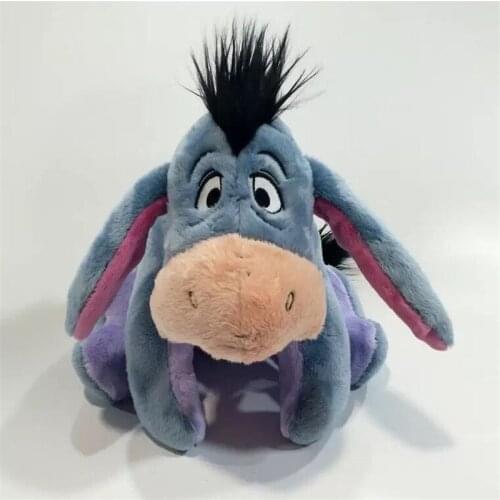 Disney Winnie The Pooh Eeyore 30cm Cartoon Animal Soft Stuffed Cotton Dolls Plush Peluche Toys For Kids Gifts