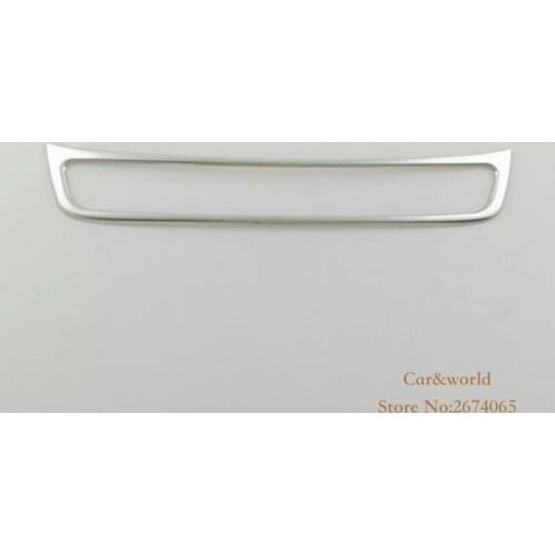 For JEEP Renegade Auto Interior Emergency Light Switch CD Panel Decoration Frame Cover 2015 2016 2017 stickers Car Accessories