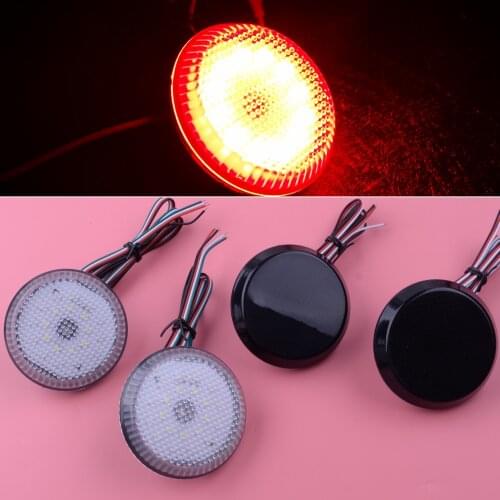 DWCX LED 12V Car Rear Bumper Reflector Lamp Light Fog Brake Red Fit For Nissan Qashqai Juke Toyota Corolla Sienna Scion iQ xB