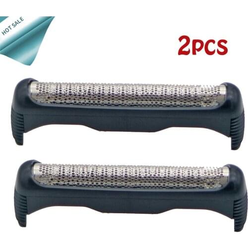 2pc 32B 32S 21B Shaver Replacement Foil Head for Braun Series 3 3050cc 3090cc 3040s 3020 340 320 ABS Stainless Steel Shaver Head
