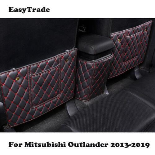 Car Rear Back Seat Mat Anti kick Pad Anti-rub accessories For Mitsubishi Outlander 2013-2018 2019 Car Accessories