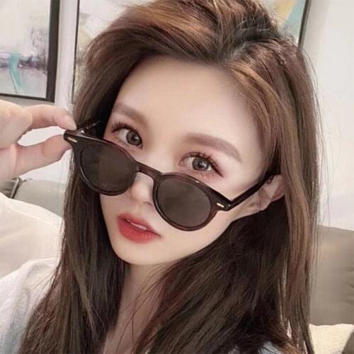 Round Sunglasses Women Fashion Brand Design Vintage Sun Glasses Girls Goggles Ladies Shade Eyewear Uv400 Oculos Outdoor Driving