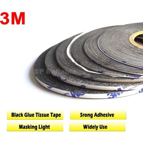 Original Scotch Black Strong Double Sided Adhesive Tape for iphone Samsung HTC Huawei Tablet Touch Screen, LCD Display, Frame