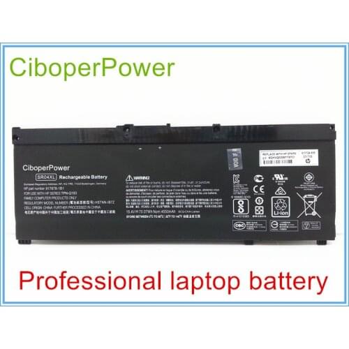 Original Laptop Battery For 917724-855 15-CE015DX SR04XL 70wH 4.55Ah Genuine Battery