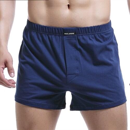 Casual Mens Boxers Cotton Mens Underwear Trunks Woven Arrow Pants Male Loose Boxershorts Homme Pouch Underpants Plus Size L-3XL