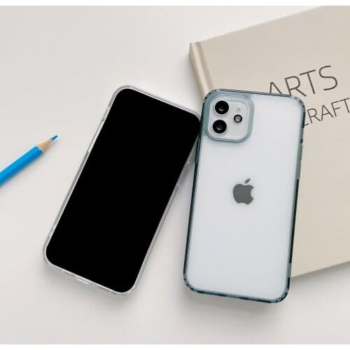 Luxury Zero skin Half Transparent Hard Matte Case For iPhone 12 Pro Max Translucent Hard Acrylic Frosted Phone Cover