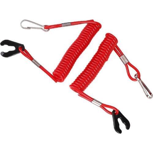For Yamaha Honda Jet Ski Wave Runner Stop Kill Key Floating Lanyard Safety Rope