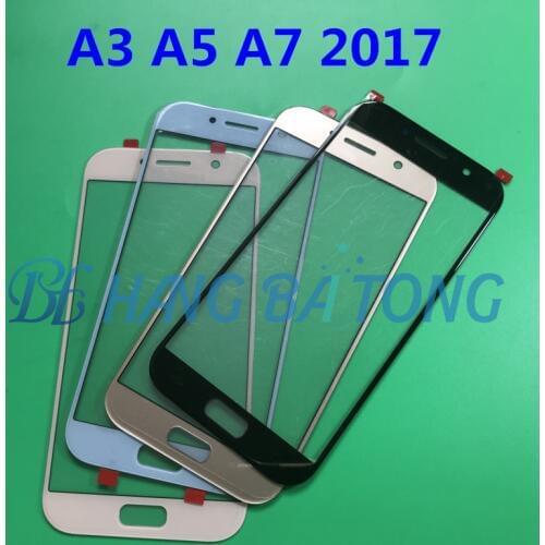 Replacement External Original Glass for Samsung Galaxy A3 A320 A5 A520 A7 A720 2017 LCD Display Touch Screen Front Glass Lens