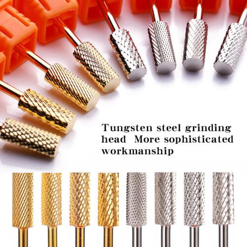 Tungsten steel Milling Nail Drill Bit Machine Carbide Nail Drill Bits Ceramic Carbide Milling Cutters For Nail Drill