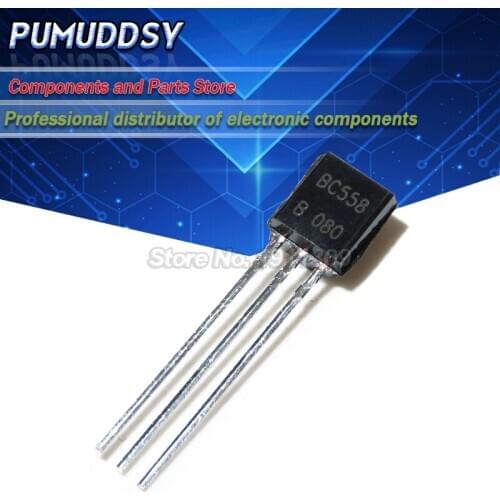 50PCS BC558 BC558B Transistor TO-92 IC