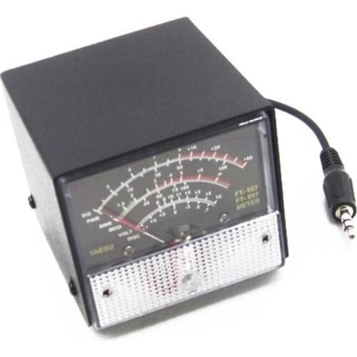 External S Meter SWR Power Meter Receive Emission Display Metal Case Cover for FT-857 FT-897 Practical New And High Quality