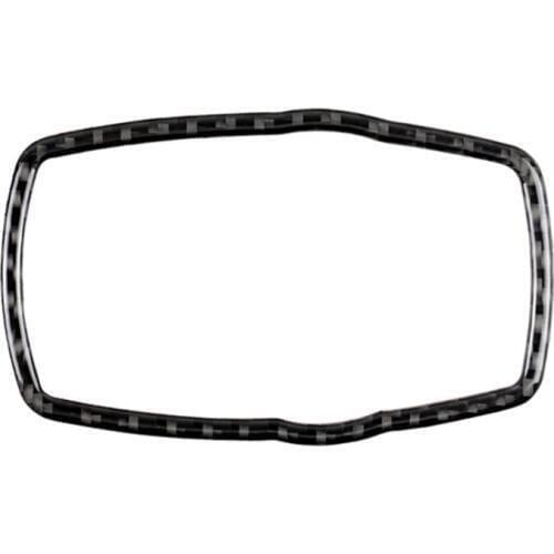 Carbon Fiber Interior Trim Multimedia Button Frame For Bmw F10 F20 F30 F34 F07