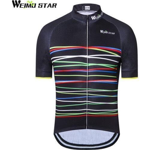 Weimostar 2018 Pro Team Race Sport Cycling Jersey Breathable MTB Bike Jersey Short Sleeve Cycling Clothing Bicycle Wear Clothes