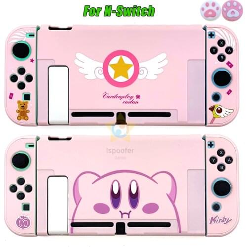 For NS Switch Joy Con Protective Cover Case Colorful Cute PC Hard Cover Back Shell For Nintendo Switch NS Game Console Accessori