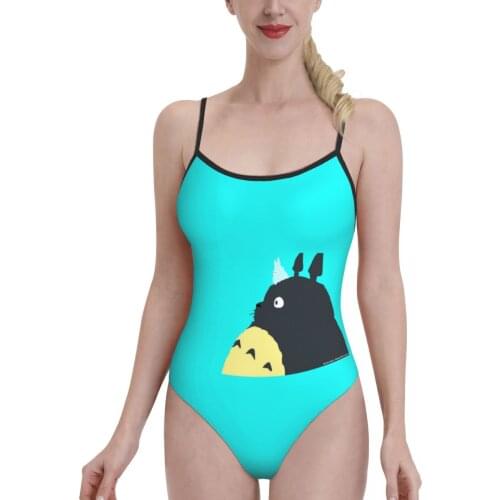 Women 2021 sexy Bikinis Totoros Lovely Cat Women Swimsuit One-Piece swimsuit Anime Women bathing suit SwimSuit