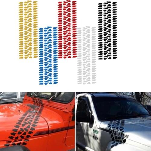 1PCS Adventurers off-road tracks applique 4 x4 truck car covers car sticker modified vinyl decals interesting car accessories