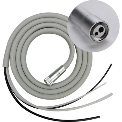 1 pc Dental Speed Handpiece tube 2 Holes Handpiece Hose Silicone Tubing High Without Connector Two Holes Silicone Pipe