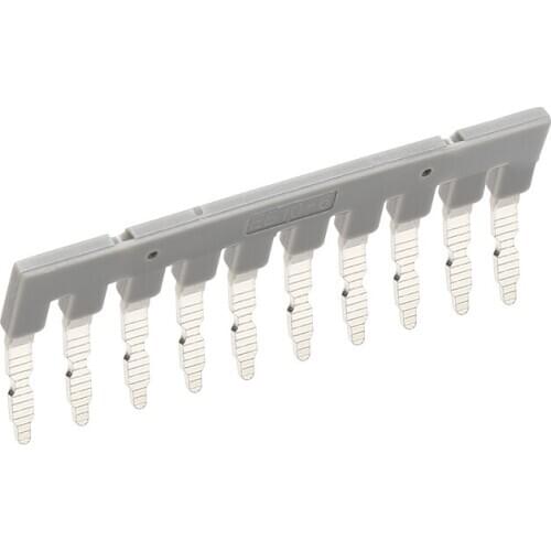 10pcs PHOENIX UK DIN Terminal Block Accessories Short Circuit Insulated Terminal Strip Insertion Bridge EB 10-5 10-6 10-8 10-10
