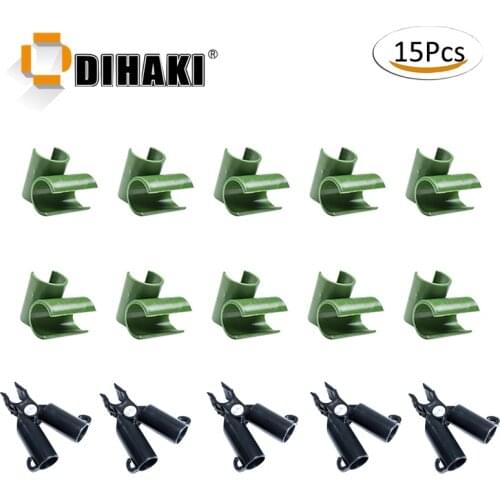 15pc Plant Support Awning Pillar Accessories A Clip Quickly Set Up Climbing Vine Bracket Plant Steel Pipe Bracket Garden Support
