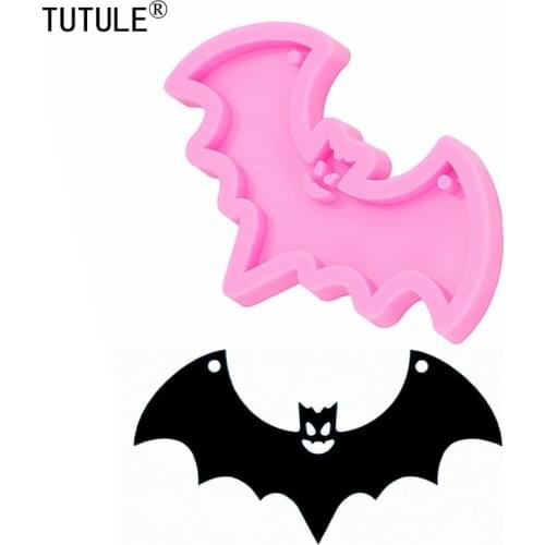 Shiny Bat Silicone Mold - Resin Silicone Mold- Earrings Silicone Mold-Keychain Polymer Clay molds-Necklace jewelry flexible mold