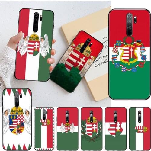 CUTEWANAN Hungary Hungarians Flag DIY Printing Phone Case cover Shell for Redmi Note 8 8A 8T 7 6 6A 5 5A 4 4X 4A Go Pro