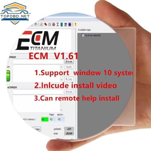 Hot sell ECM TITANIUM 1.61With 18259+ Driver ECM 26000 Drivers ECM titanium 1.61 software