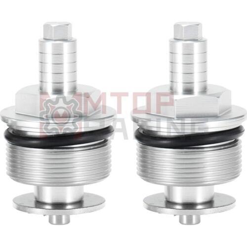 Preload Fork Caps For Honda CBR300R 2015 2016 2017 2018 37mm Hexagonal Adjustable Fork Bolts Black Silver