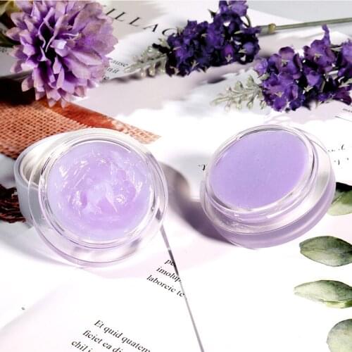 Lavender Lip Mask Moisturizing Repair Lip Wrinkles Exfoliating Lip Balm Lipstick TSLM2