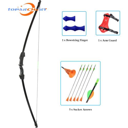 Archery Bow and Arrow for Kids Basic Takedown Bows and Sucker Arrows Safe for Youth Outdoor Gaming Sports