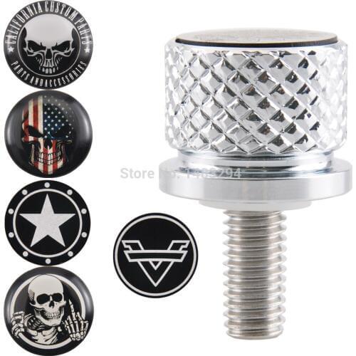 Multiple attributes Chrome Thread Pitch Seat Bolts Seat Bolt Top Fender Screw Fits For Indian Scout All Models Universal New