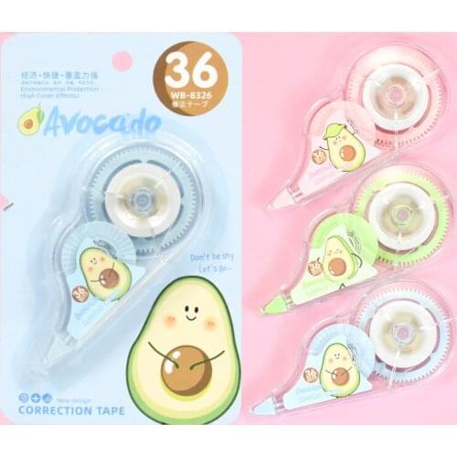 2021 new kawaii cartoon animal pattern correction tape scrapbook diary stationery school supplies