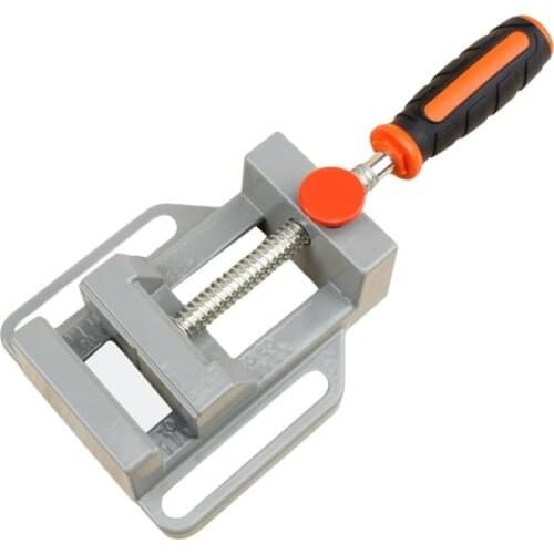 Aluminum Alloy Light Fast Flat-Nose Pliers Vise Bench Can Be Equipped With Bench Drill Electric Drill Bracket Opening