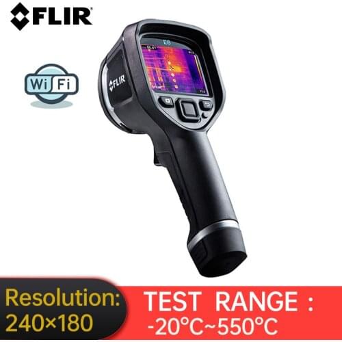 FLIR E6-XT Handheld Thermal Imager 3 Inch Display with Extended Temperature Range MSX Image Enhancement Technology