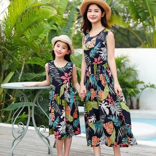 Одинаковые платья для мамы и дочки Qovpatlh China At AliExpress