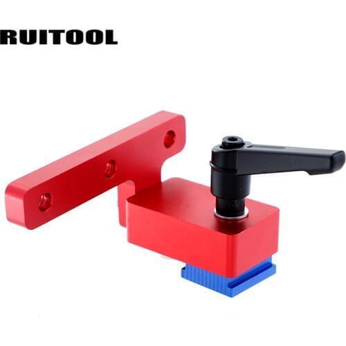 Miter Track Stop Suitable For Miter Saw T-track For Miter Saw Table Saw Router Table Aluminum Alloydiy Standard Woodworking Tool