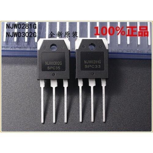 10pcs=5pair ( 5pcs NJW0281G + 5pcs NJW0302G ) NJW0281 NJW0302 TO-3P IC Best quality