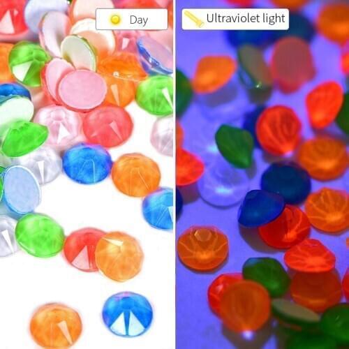 144pcs SS20 Best Quality 2088 стразы Nail Art Rhinestone Noctilucent Electric Nail Art Decorations Neon Rhinestones F0207