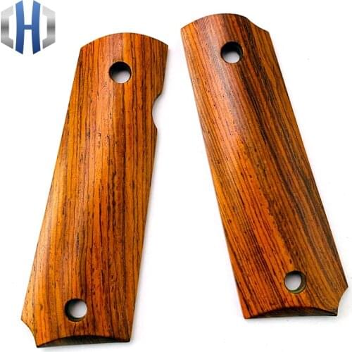 1911 Accessories Modification 1911 Grips Handles Natural Rosewood Custom Tactical Handles Dalbergia